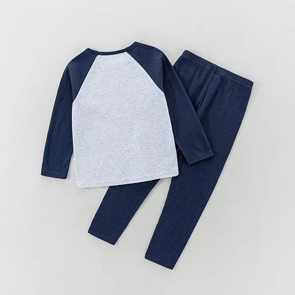 colorblock pajama set 2