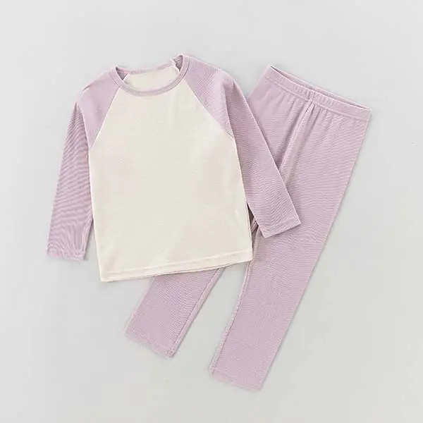 colorblock pajama set 3