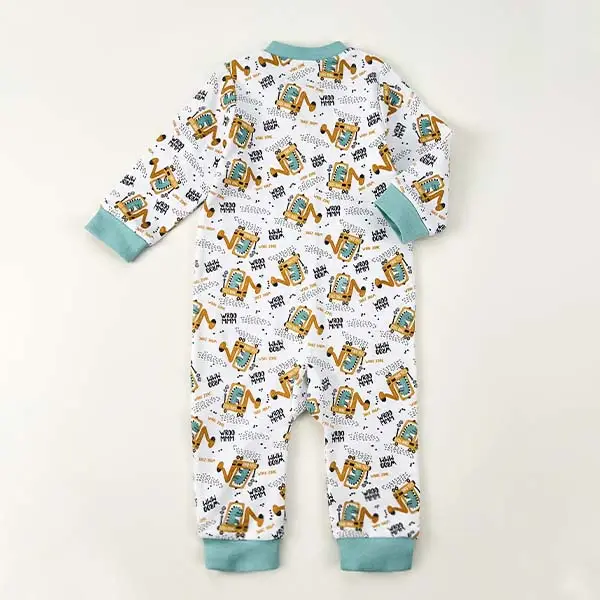 excavator front zip romper 2